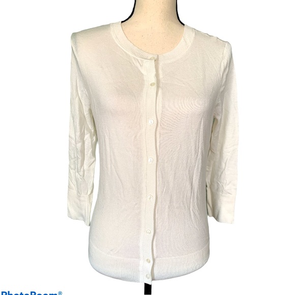Halogen Sweaters - New Halogen Medium Ivory Cardigan
